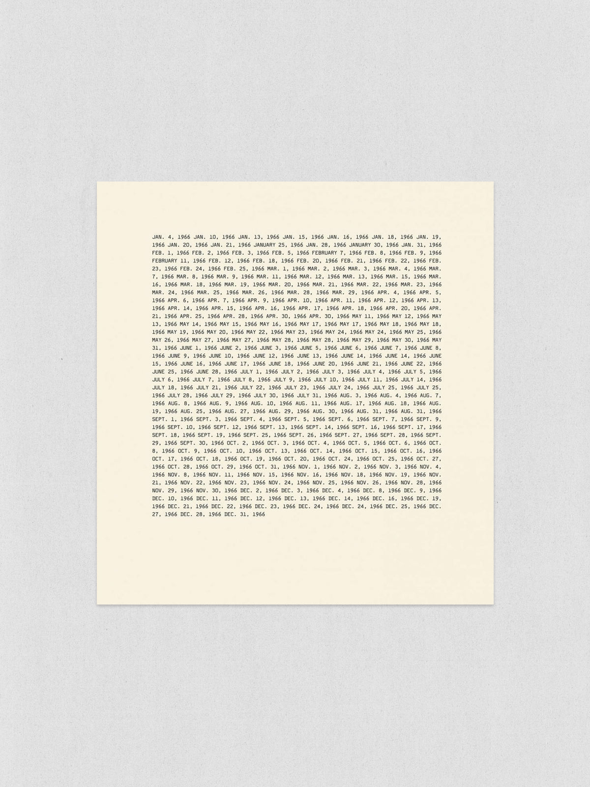 1966 – Éditions NEW YORK