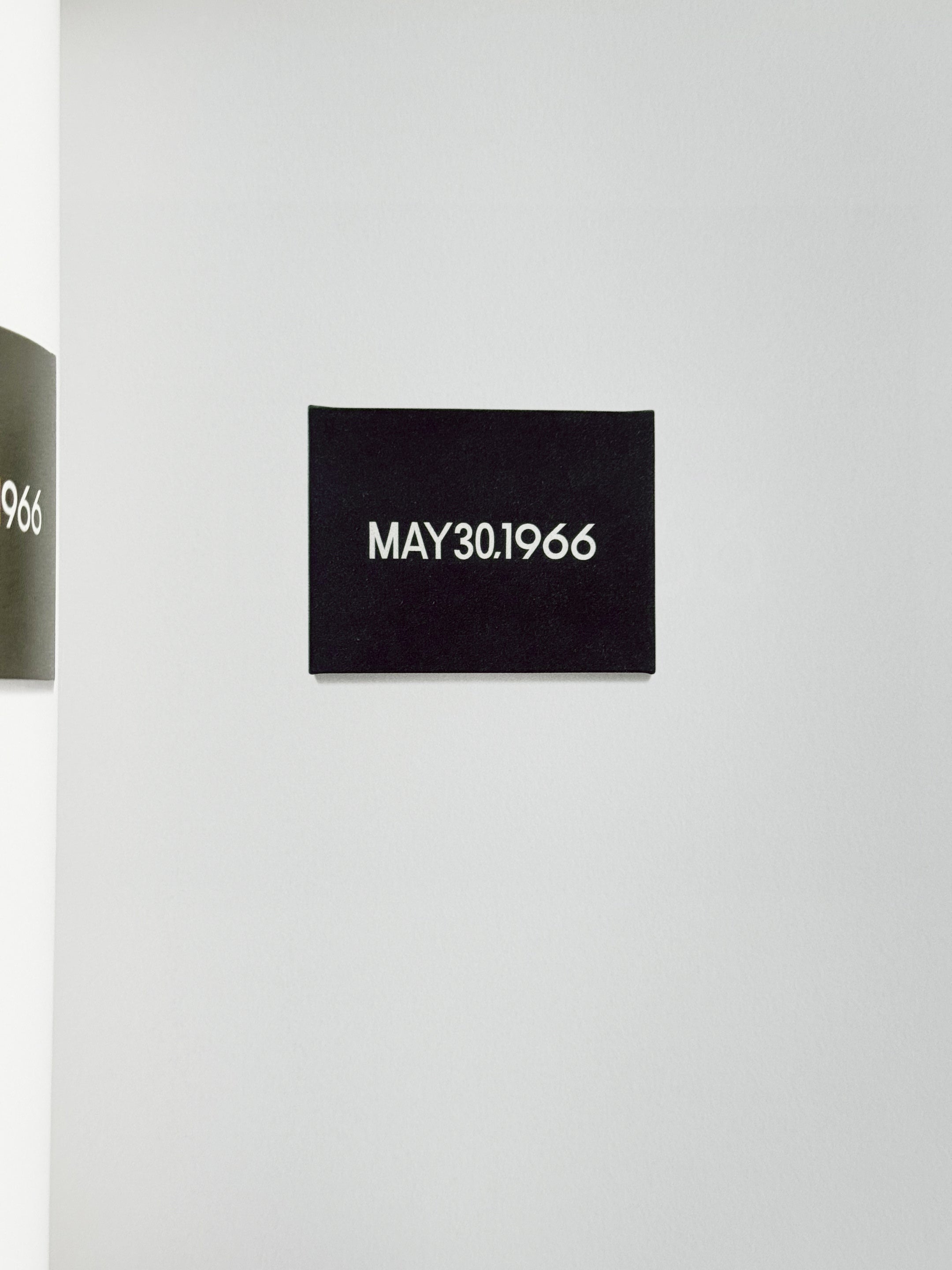 アート・デザイン・音楽 on kawara 1966 1966 – Éditions NEW YORK